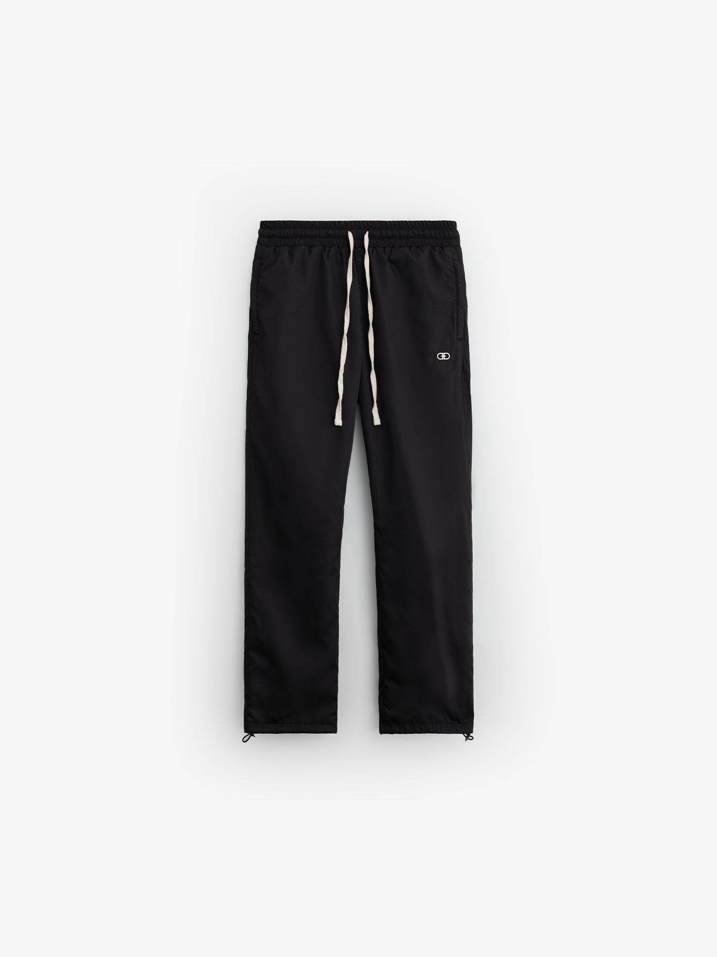 Black icon track sales pants